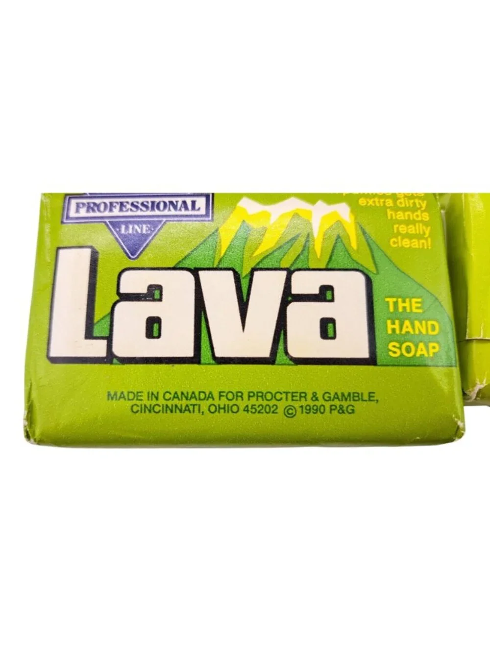 Vintage Lava Heavy-Duty Hand Soap 4 Oz Bar Pumice Professional Line Lot Of 2